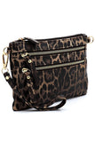 Leopard Clutch & Cross Body Bag