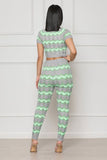 SEXY  KNITWEAR TWO PIECE PANT SET