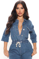 SEXY DENIM JUMPSUIT