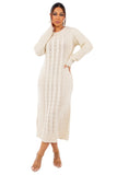 LONG MAXI SWEATER DRESS