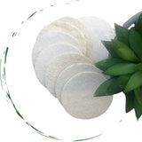 Natural Loofah Sponge Pads 5-pcs