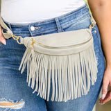 Fringed Or Not Suede Sling Bag