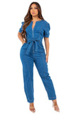 SEXY DENIM JUMPSUIT