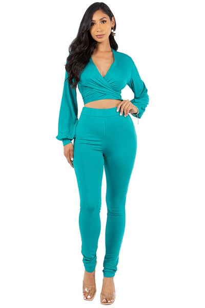 SEXY TWO PIECE PANT SET