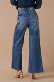 RELAXED WIDE LEG PATCHWORK JEANS