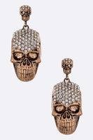 Crystal Skull Iconic Earrings