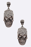 Crystal Skull Iconic Earrings