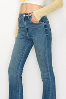 HIGH  RISE BOOT CUT JEANS