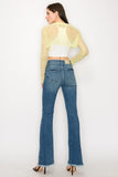 HIGH  RISE BOOT CUT JEANS