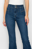 PLUS SIZE - HIGH  RISE MODERN FLARE JEANS