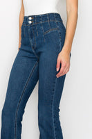 PLUS SIZE - HIGH  RISE MODERN FLARE JEANS