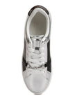 Nemo Contrasting Metallic Faux Leather Sneakers