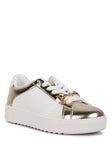 Nemo Contrasting Metallic Faux Leather Sneakers