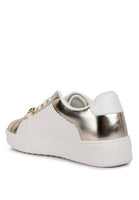 Nemo Contrasting Metallic Faux Leather Sneakers