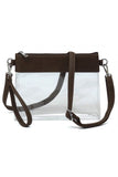 Fashion See Thru Transparent Clutch Crossbody Bag