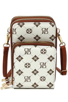 Monogrammed Crossbody Bag Cell Phone Purse