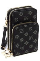 Monogrammed Crossbody Bag Cell Phone Purse