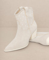 OASIS SOCIETY Cannes - Pearl Studded Western Boots