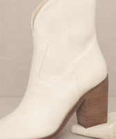 OASIS SOCIETY Harmony - Two Panel Western Booties