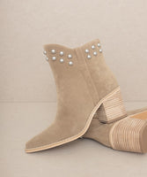 OASIS SOCIETY Alofi - Studded Collar Booties