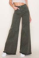 Wide leg, denim pants,  jeans, western