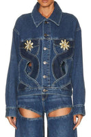 SEXY DENIM FASHION JACKET