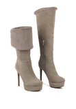 SALDANA Convertible Suede Leather High Boots