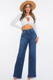 Wide Leg Jean in Dark Wash