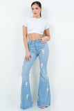 Perla Bell Bottom Jean - Inseam 32