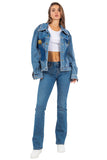 SEXY DENIM FASHION JACKET