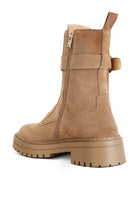 Kasper Suede Chunky Lug Boots