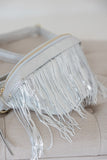 Metallic Removable Fringe Western Style Hip Bag