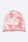 Cotton Tie Dyed Soft Knit Roll Edge Beanie