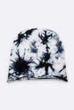 Cotton Tie Dyed Soft Knit Roll Edge Beanie