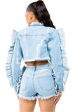 SEXY FASHION DENIM JACKET