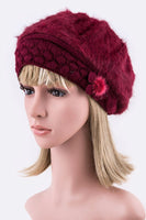 Solid Color Fashion Beret Set