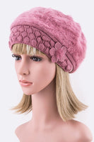 Solid Color Fashion Beret Set