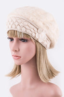 Solid Color Fashion Beret Set