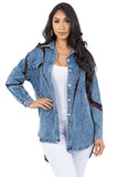 SEXY FASHION DENIM SHIRT JACKET