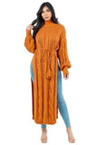 WOMEN FASHION 2PCS SWEATER DRESS SET