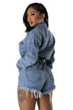 WOMEN FASHION DENIM ROMPERS