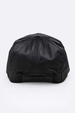 Glitter Brim Satin Cap