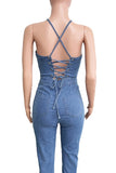 DENIM SEXY JUMPSUIT