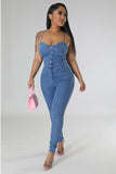 DENIM SEXY JUMPSUIT