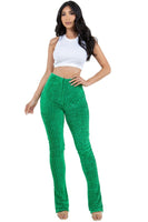 WOMEN COMFY FLUFFY KNIT LEGGINGSWEAT PANTS