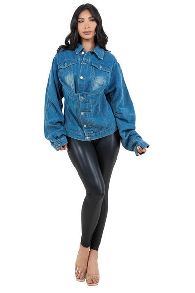 WOMEN FASHION DENIM JACKET