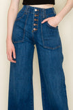 Wide leg, denim pants,  jeans, western