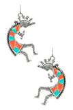 Native Folk Dancer Drop Iconic Earrings