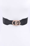 CG Logo Plus Size Elastic Belt