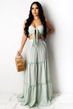 WOMEN SUMMER FASHION 2PC DRESS SET